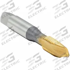 OSG Spiral Point Tap: 5/16"-24 UNF, 2B, 3 Flute, Plug Chamfer, TiN Coated High Speed Steel (MPN 2885905)