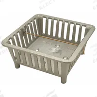 ZURN Drain Bucket: Aluminum, 8 7/8 in Overall Wd, 3 5/8 in Overall Ht, Unfinished, Drop-In (MPN P1900-23-Alum). Key specifications — Brand: ZURN; Finish: Unfinished; Color: Silver; Material: Aluminum; Connection Type: Drop-In; Grate Surface Style: Slotted; Product Type: Drain Bucket.