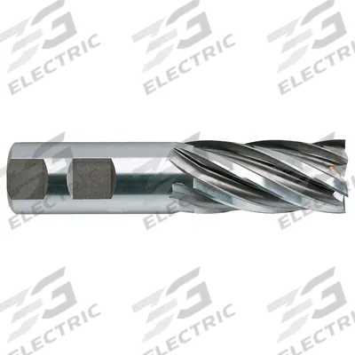 YG-1 Square End Mill: High Speed Steel, 8 Flute, 2" Mill Dia, 2" LOC, 4-1/2" OAL (MPN 04226) - General Purpose High-Speed Steel Square End Mills