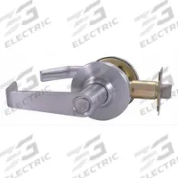 DESIGN HARDWARE Door Lever Lockset: Privacy Lever Locksets, Chrome, ADA Compliant (MPN DH-V-76-F-26D). Key specifications — Ligature Resistance: Not Ligature-Resistant; Brand: DESIGN HARDWARE; Lockset Function ANSI Code: F76; Visual Indicator Message: No Message; Lockset Style: Rose; ADA Compliant: Yes; Finish: Satin Chromium-Plated.