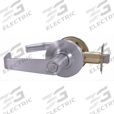 DESIGN HARDWARE Door Lever Lockset: Privacy Lever Locksets, Chrome
