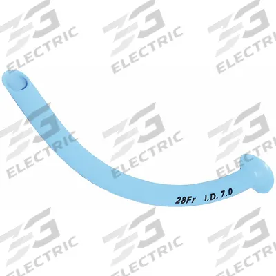 MEDSOURCE Nasopharyngeal Airway: 28 Fr Catheter Size, 6 7/8 in Overall Lg - Nasopharyngeal Tubes