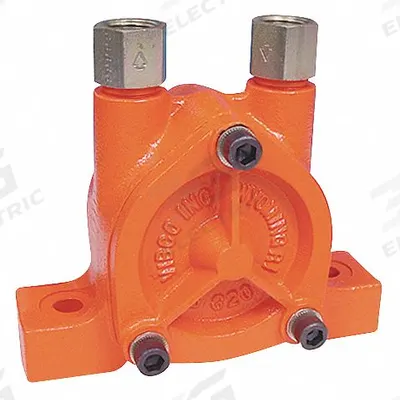 VIBCO Hydraulic Vibrator: Bolt-On, 488 lbf, 7,400 vpm, 3/8 in NPT Inlet, 3/8 in NPT Outlet - General Purpose Hydraulic Vibrators