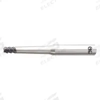 OSG Corner Radius End Mill: Carbide, WXS Coated, 3 Flute, 2 mm Mill Dia, 3 mm LOC, 0.5 mm Rad (MPN 3097223)