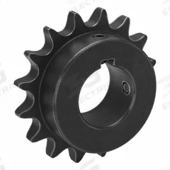 TSUBAKI Single Strand Sprocket: 60, For 3/4 in Chain Pitch, 1 5/8 in Bore Dia, 16 Teeth, Steel (MPN 60B16F-1J). Key specifications — Brand: TSUBAKI.