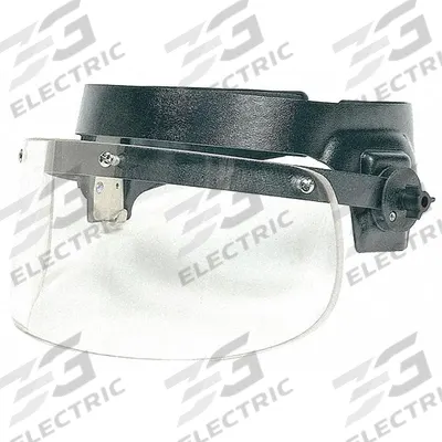 UNITED SHIELD Riot Control Face Shield: Polycarbonate, 6 in Visor Ht - Riot Face Shields