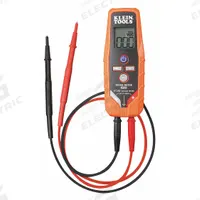 KLEIN TOOLS Voltage and Continuity Tester: 2 V to 600 V, 2 V to 600 V, Light, CAT IV 600V, IP53 (MPN ET250). Key specifications — IP Rating: IP53; Brand: KLEIN TOOLS.