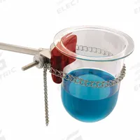 CHEMGLASS Clamp: Clamp, 2 in Overall Ht, 7 1/2 in Base Lg, 5 in Arm Lg, 3 3/4 in Base Wd, Vinyl (MPN CG-9220-02). Key specifications — attr1025734: CHEMGLASS; attr1025736: Vinyl; attr1025747: Clamp.