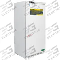 AMERICAN BIOTECH SUPPLY Lab Refrigerator: 17 cu ft, Upright, 1°C to 10°C, 28 5/8 in Overall Dp, Temp (MPN ABT-HC-FRP-17). Key specifications — Door Opening Style: Right; Color: White; Alarm Type: Temperature; Manufacturer Part Number: ABT-HC-FRP-17; Brand: AMERICAN BIOTECH SUPPLY; Product Type: Lab Refrigerator; Door Type: Swing Solid; Refrigerant Type: R-600a.