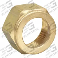 PARKER Compression Fitting Nut: 3/4 in OD Size, Compression, Brass, 1"-20 Thread Size (MPN 12 BZ-B). Key specifications — attr1196838: Swagelok; attr1196811: PARKER; attr1196829: CPI(TM).