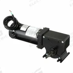 DAYTON DC Gearmotor: Right Angle, 24V DC, TENV, 150 RPM, 63 in-lb Max Torque, 10:1, 8 A, CW/CCW (MPN 5LAG5). Key specifications — Motor Type: Permanent Magnet DC; Brand: DAYTON; Full Load Current: 8 A.
