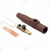 Single Pole Inline: Male, Brown, 600V AC/600V DC, 150 A, Single Set Screw Termination, 15 Series (MPN 15D21-UH). Key specifications — Gender: Male; Series: 15; Brand: LEVITON.