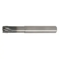 WIDIA HANITA Ball End Mill: Carbide, AlTiN Coated, 6 Flute, 8 mm Mill Dia, 0.27 mm LOC, 76 mm OAL (MPN 70N708003MT)