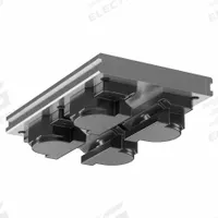 HEPCOMOTION GV3 Carriage: For 44 mm Rail Wd, Roller, GV3 Std Carriage, 35.8 mm Carriage Ht, Aluminum (MPN AU4434L180CS). Key specifications — Carriage Material: Aluminum; Roller Material: Stainless Steel; Size: 44; Brand: HEPCOMOTION; Features: Cap Seal Lubrication; Type: GV3 Standard Carriage.
