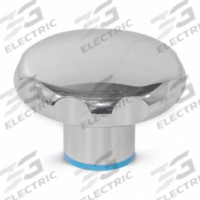 JW WINCO Hand Knob: Fluted, Stainless Steel, M10x1.5 Thread, 0.66 in Thread Lg - Hygienic Fluted Knobs with Threaded Hole