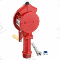 FILL-RITE Hand Pump: Rotary, Pump Only, Bung, 12.8 oz per stroke, Aluminum, Vane (MPN FR110). Key specifications — Brand: FILL-RITE; Seal Material: Carbon; Maximum Flow Rate: 12.8 oz per stroke; Spout/Nozzle: Not Included.
