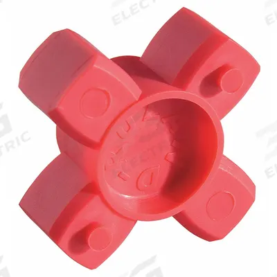 RULAND MANUFACTURING Jaw Coupling Insert: JC12/JS12/MJC19/MJS19 Coupling Size - Zero-Backlash Curved Jaw Spiders