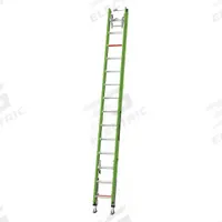 LITTLE GIANT Extension Ladder: 28 ft Ladder Size, Fiberglass, 375 lb Load Capacity, 62 lb Wt (MPN 17528-264V). Key specifications — Color: Green; Brand: LITTLE GIANT; Included Features: Leg Levelers; Removable Fly: Fixed.