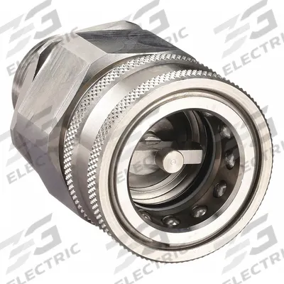SNAP-TITE Hydraulic Quick Connect Hose Coupling: 1/4 in, 316 Stainless Steel - H Series Hydraulic Quick-Connect Coupling Bodies