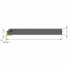 ULTRA-DEX USA Indexable Boring Bar: A16S MCLNR3 (MPN 957-000-153). Key specifications — attr257292: A16S MCLNR3.