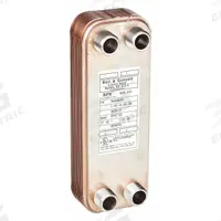 Heat Exchanger: 350,000 BtuH Water / 24,450 BtuH Oil, 50 gpm, 5.08 sq ft, Copper Braze (MPN BP410-20-LCA). Key specifications — Brand: BELL & GOSSETT.