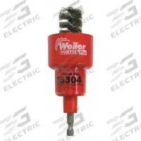 WEILER Spiral Brush Tool: Single Stem, Stainless Steel, 3/4 in Dia, 0.008 in Fill Dia (MPN 97938). Key specifications — Brand: WEILER.