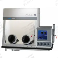 LABCONCO Glove Box: 34 3/8 in Overall Wd, 5 1/4 ft Overall Lg, 45 3/4 in Overall Ht, 2 Ports (MPN 5060110). Key specifications — Includes: Pressure Relief Bubbler; Brand: LABCONCO; Material: Stainless Steel.