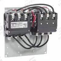 SIEMENS NEMA Magnetic Contactor: Reversing, 3 Poles, NEMA Size 2-1/2, 60 A, 480V AC (MPN 43GP32AH). Key specifications — Brand: SIEMENS.