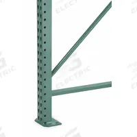 STEEL KING Seismic Upright Frame: Teardrop, 8 ft Overall Ht, 42 in x 3 in, Green, Steel (MPN RTFBG042096F042XBVG). Key specifications — Color: Green; Brand: STEEL KING.
