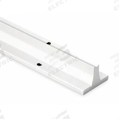 THOMSON Pre-Drilled Linear Shaft Support Rail: 1 1/4 in Shaft Dia, 48 in Lg, Unfinished - Pre-Drilled Linear Shaft Support Rails