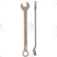 AMPCO Combination Wrench: Aluminum Bronze Nickel, Natural, 34 mm Head Size, 16 3/4 in Overall Lg (MPN 1346). Key specifications — attr309539: 34 mm; attr309567: No; attr324930: AMPCO.