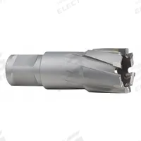 MILWAUKEE Annular Cutter: 1 in Cutter Dia, 2 in Max Cutting Dp, Bright, Carbide, Weldon Flat (MPN 49-59-4100). Key specifications — attr253884: No; attr253885: Bright; attr253886: Carbide; attr253887: Weldon Flat; attr253888: Fractional Inch; attr277149: MILWAUKEE.