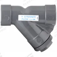HAYWARD Y Strainer: 1/2 in, Socket, Mesh, 0.0313 in Screen Size, PVC, FPM, 3 in Ht, 3 3/8 in Lg (MPN YS10050S). Key specifications — Brand: HAYWARD; Seal Material: FPM; Manufacturer Part Number: YS10050S; Screen Material: PVC.
