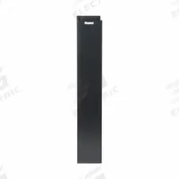PANDUIT Vertical Dual-Sided Manager: Vertical, 45 U, Dual Side Sides, 83 in Overall Ht, Plastic (MPN WMPVHC45E). Key specifications — Color: Black; Includes: Dual-Hinging Covers; Orientation: Vertical; Brand: PANDUIT; Material: Plastic; Number of Sides: Dual Side; Product Type: Dual-Sided Manager.