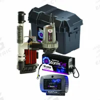 LIBERTY PUMPS Sump/Battery Back-Up System: 1/2 hp, 115V AC, 40 ft Max. Head (Primary Pump), 12V DC (MPN PC457-442-10A). Key specifications — Rated Voltage (Secondary Pump): 12V DC; Brand: LIBERTY PUMPS; Series: PC442; Primary Pump Rated Voltage: 115V AC; Switch (Primary Pump): Vertical Float.