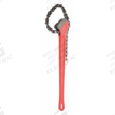 RIDGID Chain Wrench: For 5 in Outside Dia, 20 1/4 in Chain Lg, 18 in Handle Lg - Double End Chain Wrenches