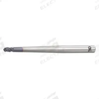 OSG Ball End Mill: Carbide, WXS Coated, 3 Flute, 3 mm Mill Dia, 4.5 mm LOC, 100 mm OAL (MPN 3095346)