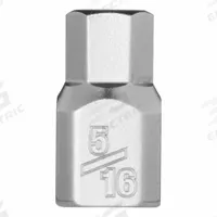 MILWAUKEE Bit Socket: 1/4 in Drive Size, Hex Tip, 5/16 in Tip Size, 51/64 in Overall Lg, SAE (MPN 45-34-1126). Key specifications — attr1204765: Fixed Insert; attr1204767: MILWAUKEE.
