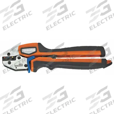 STA-KON Ratchet Crimper: 10 AWG/12 AWG/14 AWG/16 AWG/18 AWG/20 AWG/22 AWG - Controlled-Cycle Wire Connector & Terminal Crimpers