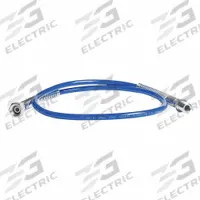 GRACO COUPLED HOSE: 1/8 in Inside Dia, 3 ft Overall Lg, Nylon, Nylon, Blue, 150°F Op Temp - Max (MPN 25C827). Key specifications — Brand: GRACO; Tube Material: Nylon; Color: Blue; Compatible Media Type: Paints; Compatible with Manufacturer Model Number: Airless Sprayers; Cover Material: Nylon; Fitting Gender: Male.