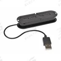TRIPP LITE USB Hub: USB 2.0 Connection, 4 Ports, Includes Micro B Port, Black, 6 in Cable Lg (MPN U222-004). Key specifications — Connector Type: USB 2.0; Includes: Micro B Port; Color: Black; Brand: TRIPP LITE.
