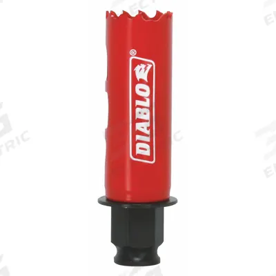 DIABLO Hole Saw: 15/16 in Saw Dia., 4 Teeth per Inch, 2 3/8 in Max. Cutting Dp - Multi-Material-Cutting Hole Saws without Arbor