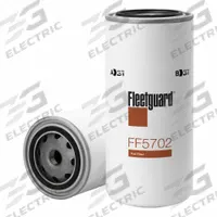 FLEETGUARD Automotive Fuel Filter: 15 5/8 in Overall Lg, 3 3/4 in Outside Dia, Diesel Fuel, Diesel (MPN FF5702). Key specifications — attr434022: FLEETGUARD; attr1017112: Construction Equipment; attr1017113: Tecnoma.