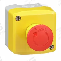 SCHNEIDER Control Station: Mushroom Head Push Button, 0 Pilot Lights, 1NO/2NC, Emergency Stop (MPN XALK178GH7). Key specifications — Brand: SCHNEIDER; Operator Legend: Emergency Stop; Operator Color: Red; Operator Configuration: Mushroom Head Push Button; Environments & Applications: Oil- & Dust-Tight; Operator Configuration Type: (1) Mushroom Push Button.