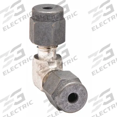 PARKER Compression Fitting Elbow: 1/8 in OD x 1/8 in OD Fitting Size - Single-Ferrule Stainless Steel Fittings
