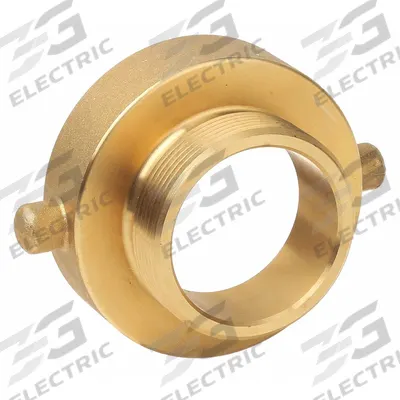 APPROVED VENDOR Fire Hose Adapter: 2 in Compatible Pipe Size, NST x NPSH, Straight, Brass - Brass Rigid Fire Hydrant & Standpipe Adapters