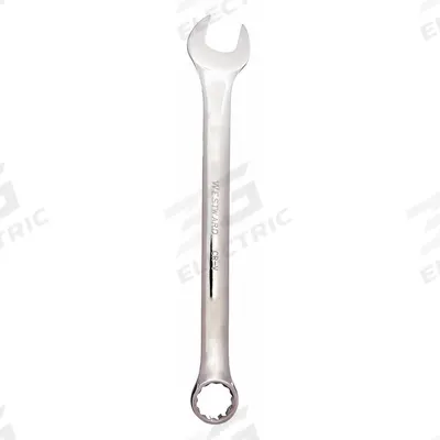 WESTWARD Combination Wrench: Alloy Steel, Chrome, 21 mm Head Size, 10 5/8 in Overall Lg - Metric 12-Point Combination Wrenches