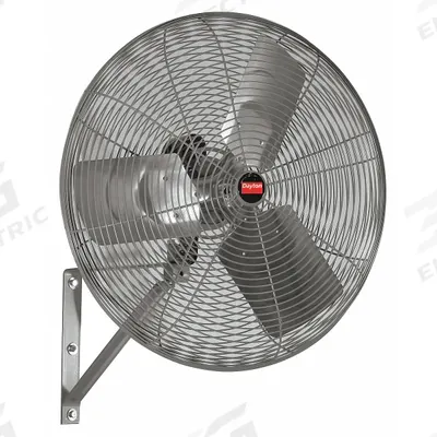 Dayton Mounted Fan: 30 in Blade Dia, 115V AC, 1/2 hp Motor HP - Standard Industrial Wall-Mount Fans