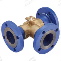 HVAC Control Ball Valve: 3-Way, 2 1/2 in Flanged, 74 CV Flow, 47 Bypass CV Flow, 50 psi Close-off (MPN VG18A5GT). Key specifications — Ball Material: Stainless Steel; Body Material: Brass; For Media: Steam.