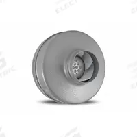 In-Line Duct Fan: 4 in Duct, 120V AC, 1 Ph, 60 Hz Freq, Metal (MPN VTX400C). Key specifications — Includes: Mounting Bracket; Brand: PANASONIC; Speed Controllable: Yes; Housing Material: Metal; Nameplate Voltage: 120V AC; Number of Speeds: Variable.